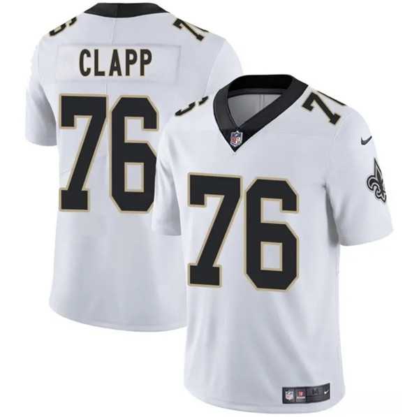 Men & Women & Youth New Orleans Saints #76 Will Clapp White 2025 Vapor Limited Stitched Jersey,We sell and wholesale Men & Women & Youth New Orleans Saints #76 Will Clapp White 2025 Vapor Limited Stitched Jersey on line form chian!